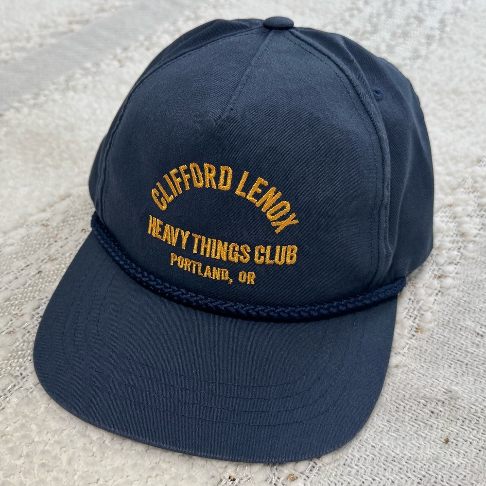 Clifford Lenox Heavy Things Club Portland, OR Snapback Adjustable Hat OSFA Navy